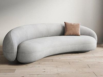 Curved sofa