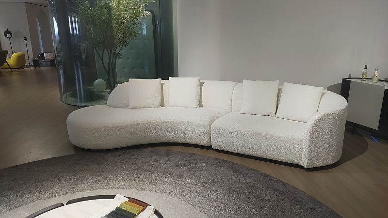 Curved sofa